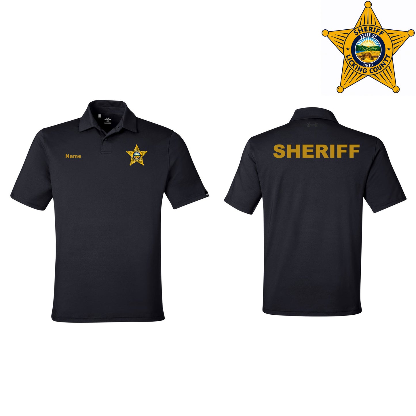 Licking County Sheriff's Office Men's Polo