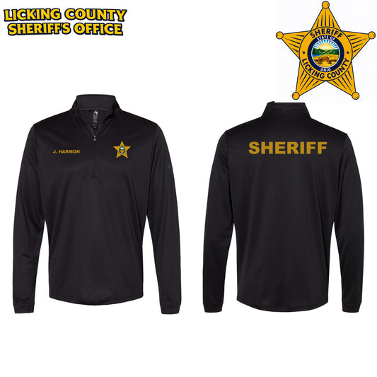 Licking County Sheriff's Office Lightweight Quarter-Zip Pullover