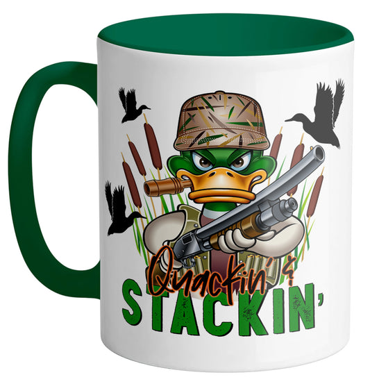 Quackin' & Stackin', Coffee Mug